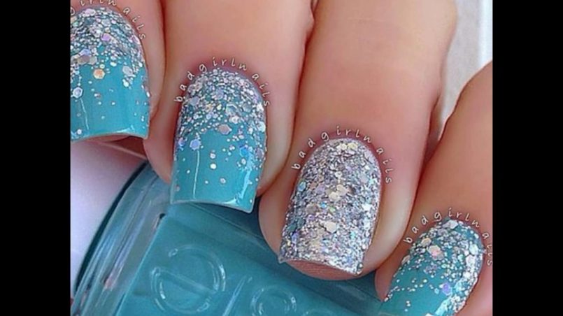 Uñas Azules Decoradas [+20 diseños Con Estilo ] - Decoracion para el hogar  , Moda Y Belleza