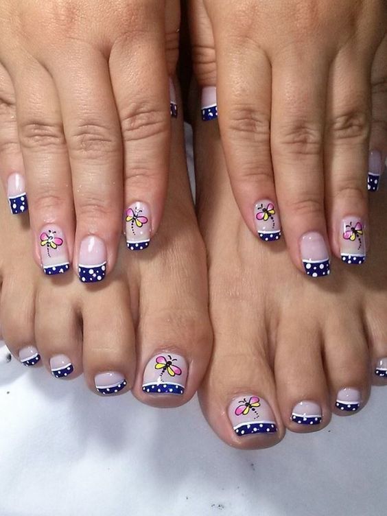 Uñas Decoradas De Los Pies Elegantes , Faciles Y Bonitas - Decoracion para  el hogar , Moda Y Belleza